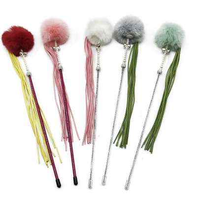 2020 New Interactive Cat Teaser Toys With Tassel Fur Ball