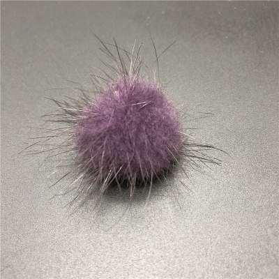 Wholesale cheap price 3 5 cm raccoon fur pompom ball