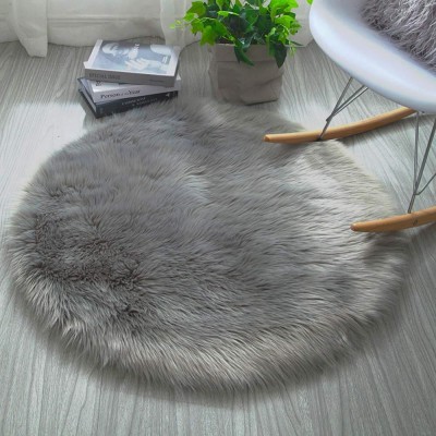 Hot selling artificial fluffy faux fur rugs carpet for living room decoration